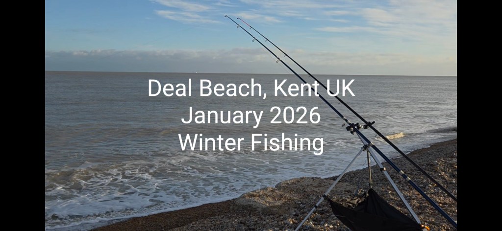 Winter Sea Fishing on Deal Beach, Kent UK 2026